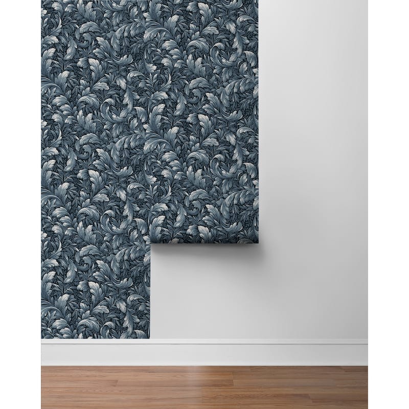 NextWall Acanthus Trail Peel and Stick Wallpaper