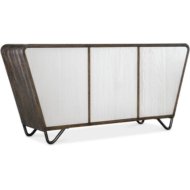 Hooker Furniture 628-85665-89 Terra 72" Wide Pine Accent Cabinet with - Dark Wood