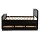 preview thumbnail 9 of 17, Twin Size Low Loft Bed Storage Bed Solid Wood Bed with 6 Drawers,Paint Surface,Environmentally Friendly Materials