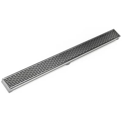 Infinity Drain S-LT 6572 72" Site Sizable Stainless Steel Low Profile
