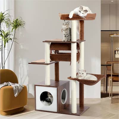 Cool Luxury Tunnel Modern Cat Tree