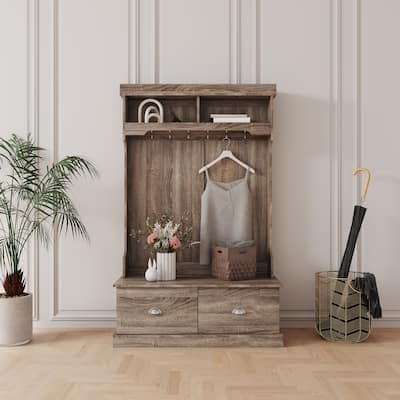 Open Wardrobe with two drawers