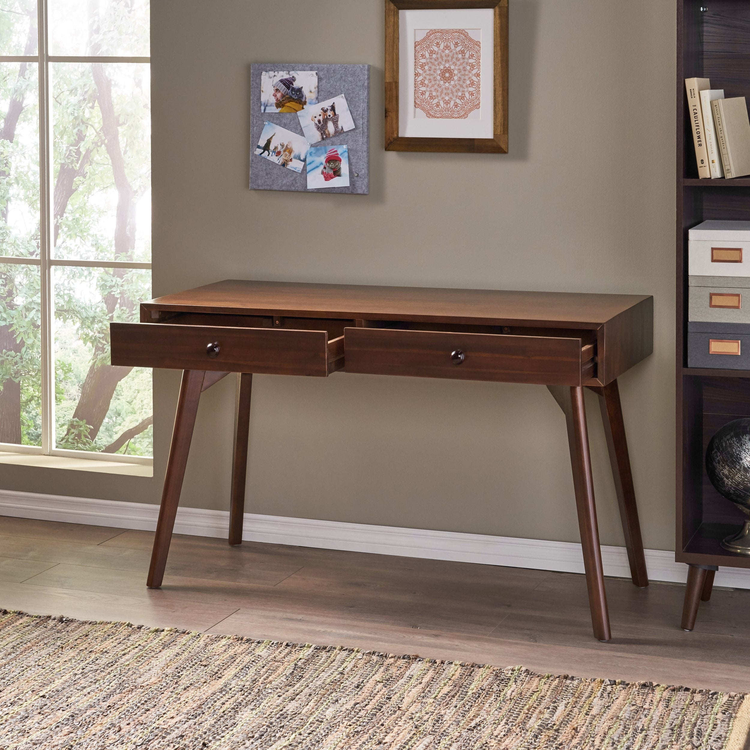 Julio Acacia Wood Desk by Christopher Knight Home On Sale Bed