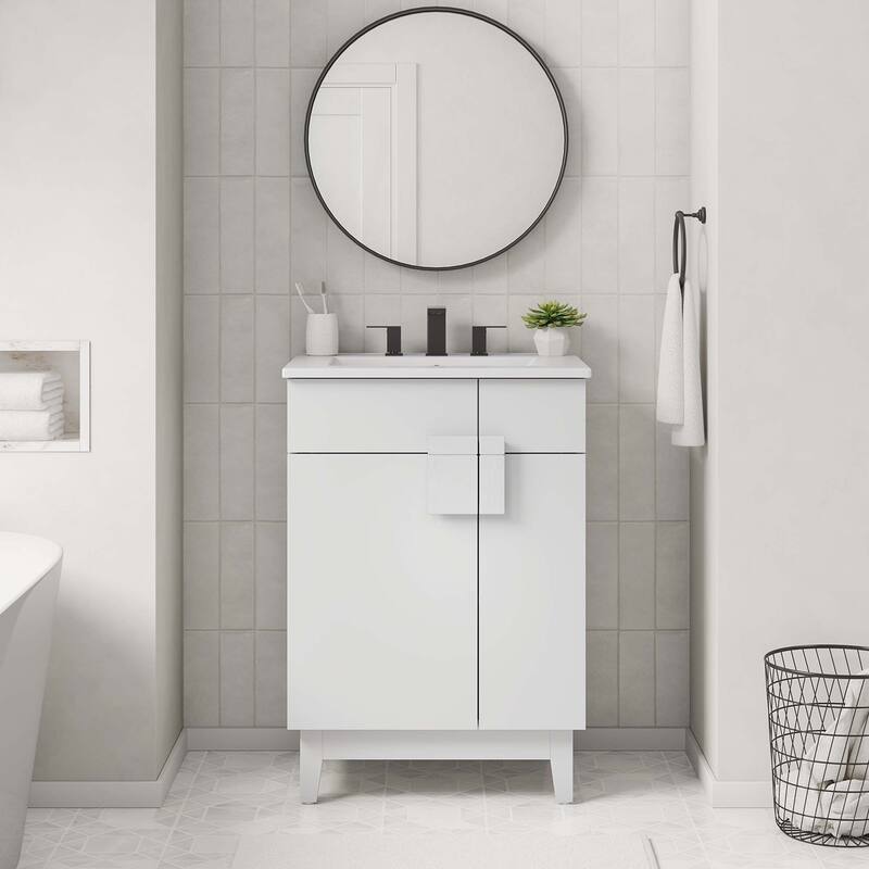 Miles 24" Bathroom Vanity Cabinet (Sink Basin Not Included) - 24