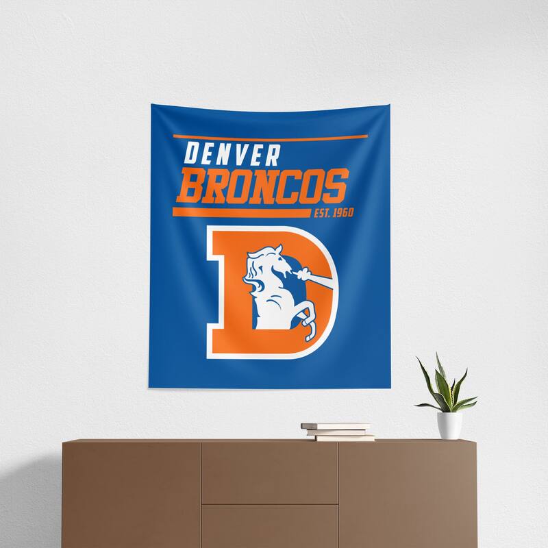 NFL Denver Broncos 40 YD Dash Legacy Wall Hanging - 34"x40"