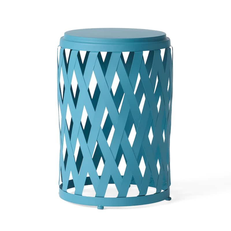 Selen Outdoor 12-inch and 14-inch Lattice Nested Side Table Set by Christopher Knight Home