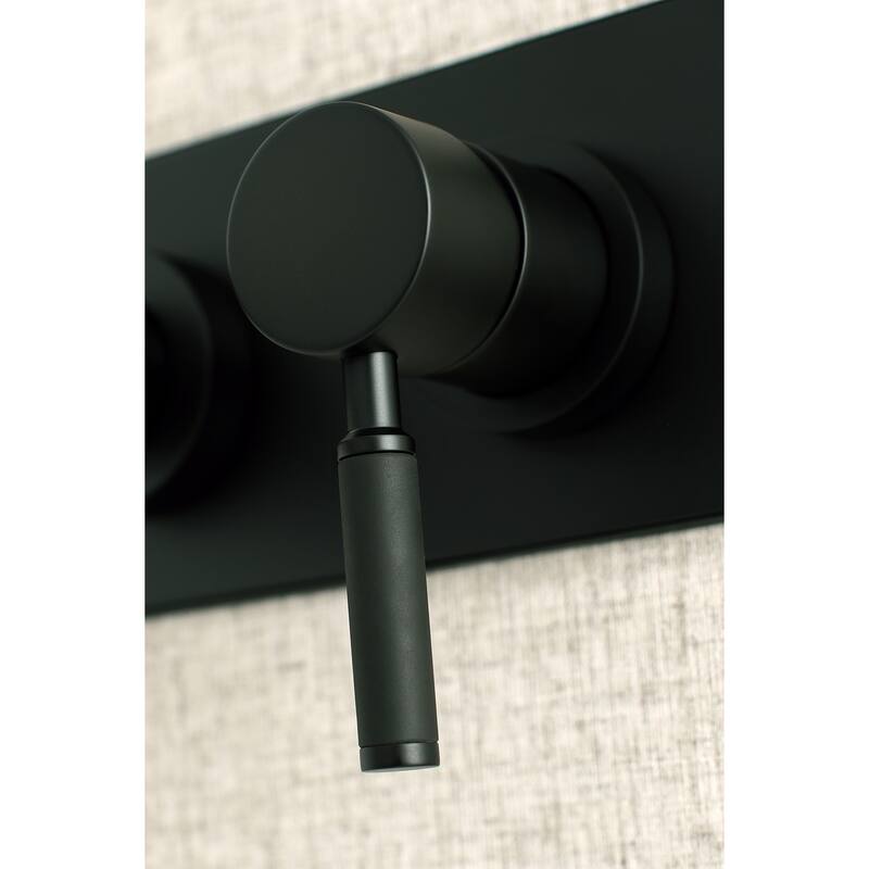 Kingston Brass Kaiser 1.2 GPM Wall Mounted Mini-Widespread Bathroom