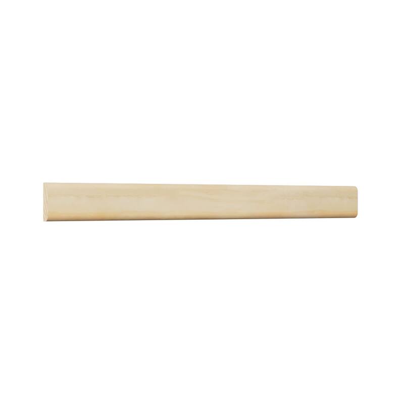 WM142: 1/4-in D x 3/4-in W x 96-in L Americraft Solid Hardwood Stain Grade Flat Screen Moulding