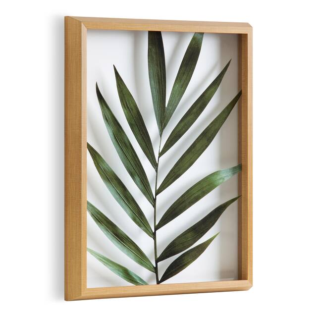 Kate and Laurel Blake Botanical 5F Printed Glass by Amy Peterson - 16x20 - Plastic - Natural