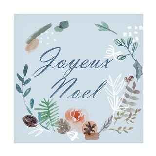 Melissa Wang  'Snowy Christmas II' Canvas Art