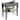 Bamboo Shower Stool Bench with Storage Shelf (Grey) - GRAY