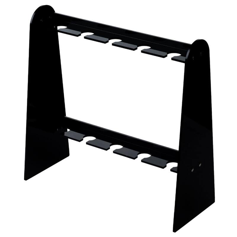 Industrial Metal Wine Glass Rack Holder Stand - 16.1"D x 6.3"W x 16.1"H