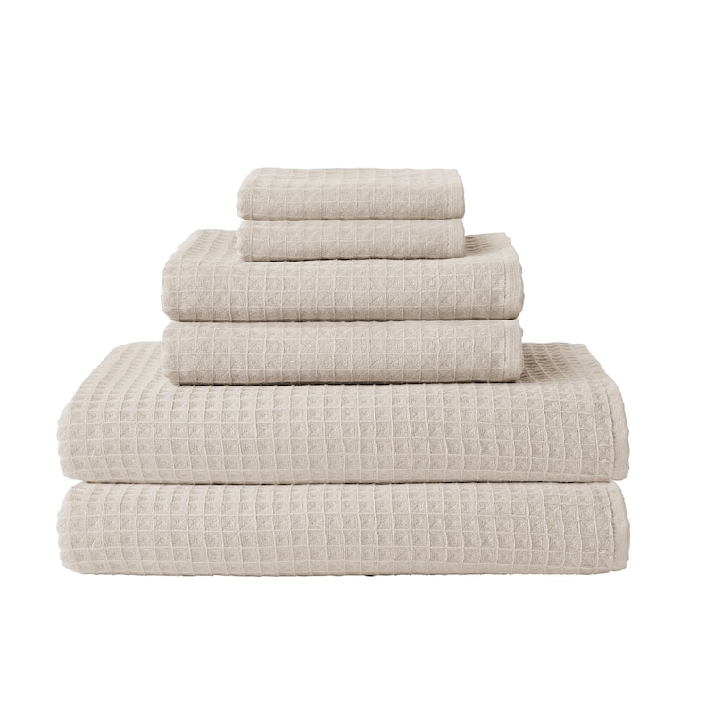 Waffle Twist Bath Towel - Bath Towel