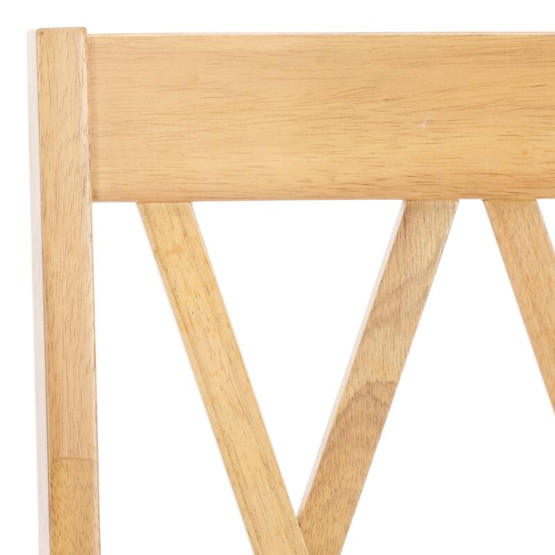 SAFAVIEH HOME Yana Double X-Back Side Chair - 18"W x 22"D x 39"H