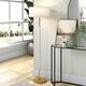 Silver Orchid Gotho Pedestal Contemporary Floor Lamp