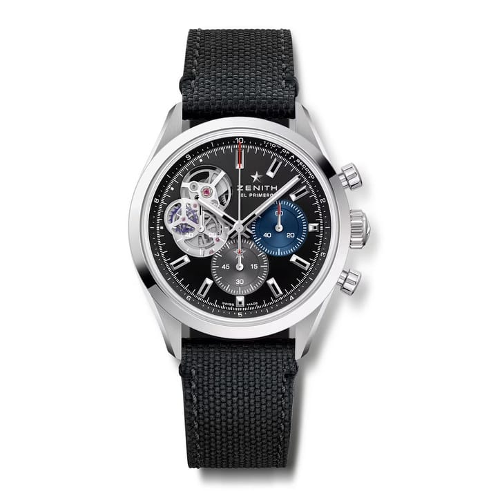 Zenith Chronomaster Open Chronograph Automatic Men's Watch - Stainless Case, Black Dial