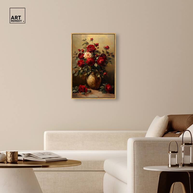 Lavish Lily Lament Canvas by Art Remedy