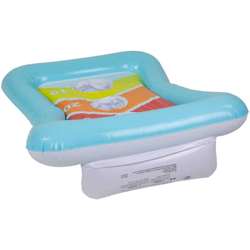 Inflatable Bean Bag Toss Swimming Pool Game - N/A