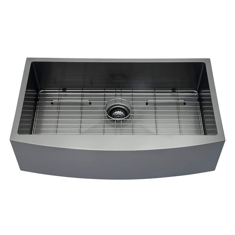Farmhouse Deep Single Bowl Stainless Steel Kitchen Sink