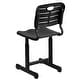 preview thumbnail 9 of 15, Adjustable Height Student Chair with Pedestal Frame - 16.25"W x 15.25"D x 30" - 32.5"H