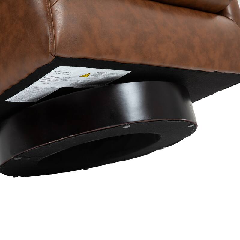 2 Set Round Barrel Chair 360-Degree Swivel Accent Chairs