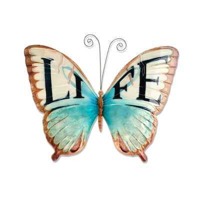 Butterfly Wall Decor Life (m2056) - 1 x 18 x 13