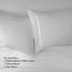 preview thumbnail 6 of 5, 4 PC Light Grey Sheet Set 2000 Embroidery Soft Cozy 12" Deep Pocket
