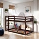 preview thumbnail 1 of 5, Twin Loft Bed with Ladder & Safety Guaranteed, Espresso Espresso