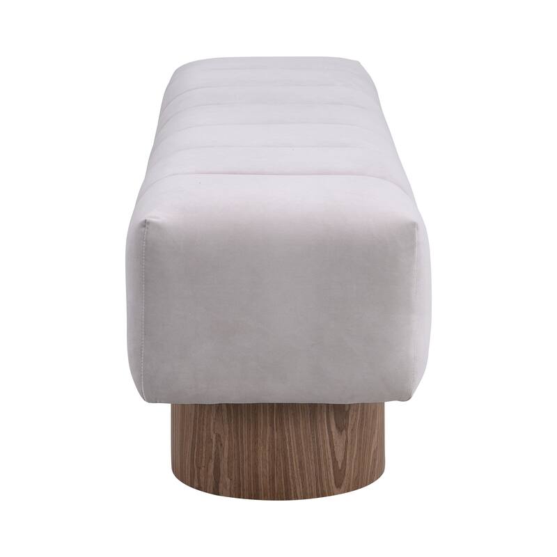 Christopher Knight Home - Daniel Upholstered Dining Bench, No-Assembly Entryway & Bedroom Ottoman with Sturdy Wood Legs