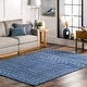 preview thumbnail 82 of 149, Brooklyn Rug Co Emmy Moroccan Trellis Area Rug 2' x 3' - Dark Blue