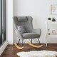 preview thumbnail 2 of 22, Avenue Greene Ernest Rocker Accent Chair with Storage Pockets - N/A