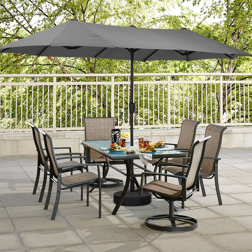 Autlaycil 13 ft Patio Umbrella with Crank For Outdoor Umbrella Base Included