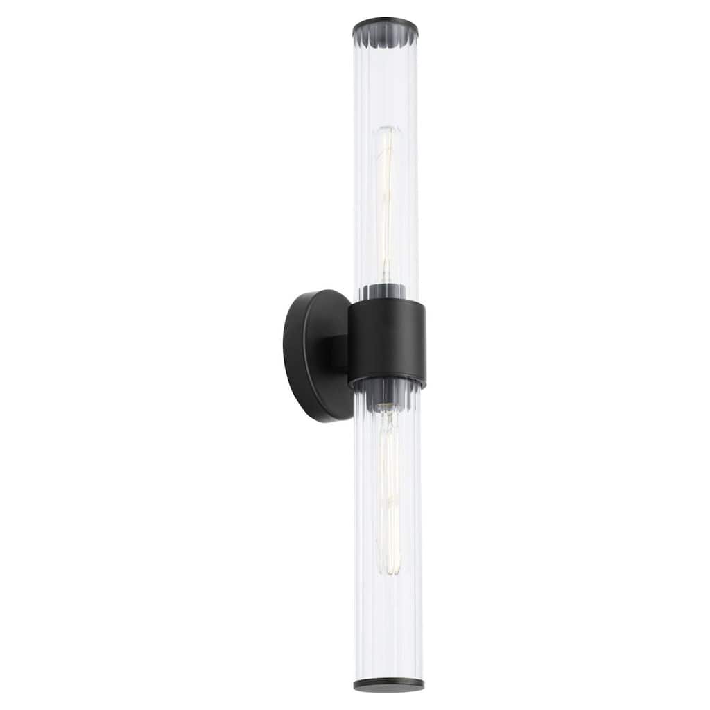 Quorum International 702-24 Fuze 2 Light 5" Tall Outdoor Wall Sconce