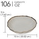 preview thumbnail 4 of 2, Certified International Regency Gold 106 oz. Serving Bowl - 13" Diam x 3"