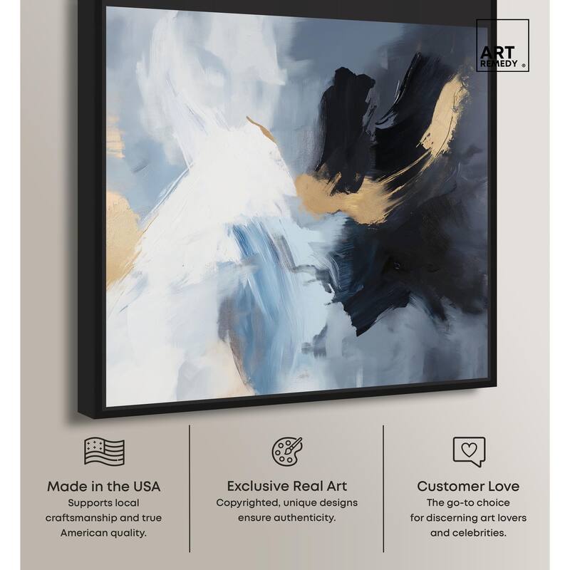 Turbulence I Canvas by Art Remedy