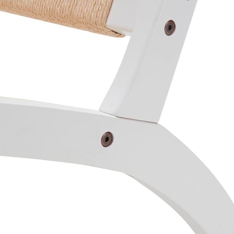 Modern Accent Chairs for Living Room,Accent Chair,Side Chair Natural Wood Woven Weave Paper Rope Seat