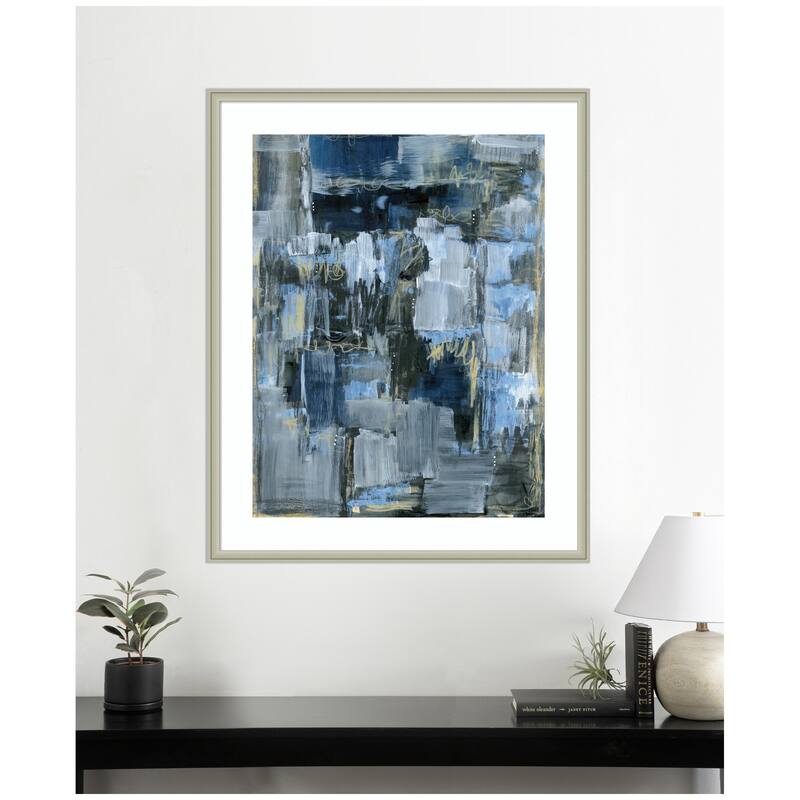 Kate and Laurel Framed Art Thunder Only Happens When its Raining by Leah Nadeau