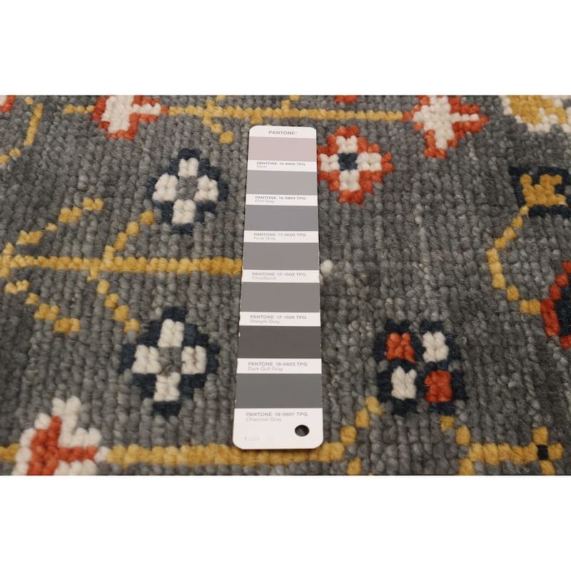 ECARPETGALLERY Hand-knotted Jules Serapi Grey Wool Rug - 8'2 x 10'0