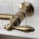 preview thumbnail 5 of 9, Kingston Brass Heritage 1.8 GPM Wall Mounted Widespread Bridge Pull