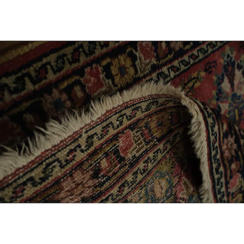 Hand Knotted Oriental 100% Wool Carpet Traditional Floral Red Lilian Area Rug - 2' 8'' X 2' 0''