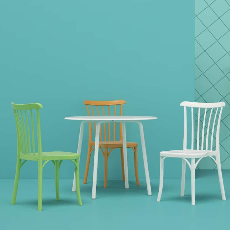 Rio Resin Stackable Dining Chair, Set of 2