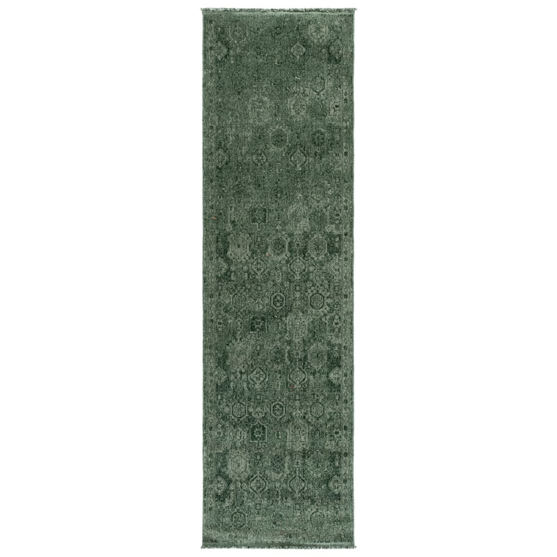 SAFAVIEH Vintage Overdye Lale Rug - 2'3" x 8' Runner - Green