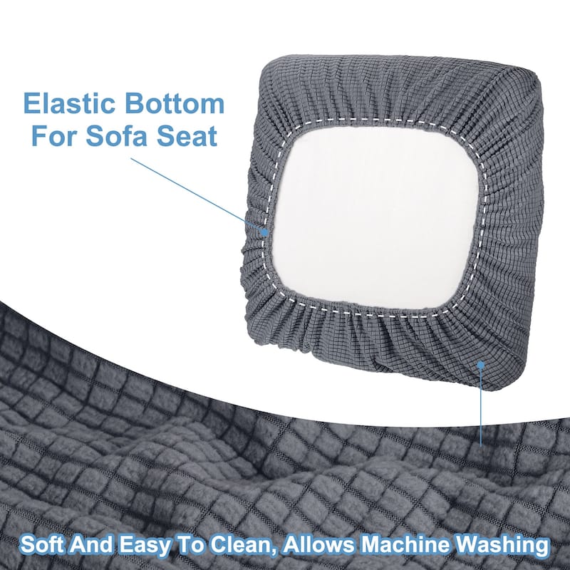 Couch Cushion Cover, 20"x20" Polyester Stretch Sofa Cover