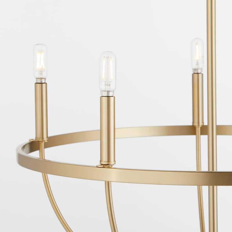 Quorum International 6374-5 Tribute 5 Light 28" Wide Ring Chandelier