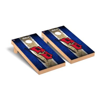 University of Tulsa Golden Hurricane Vintage Cornhole Board Set