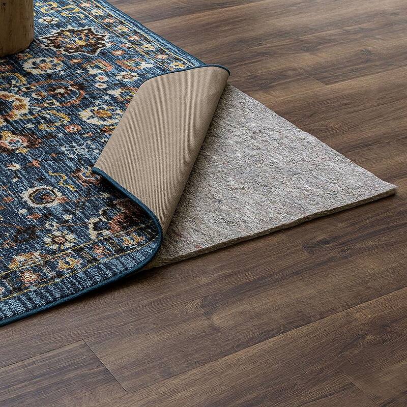 Mohawk Home Non Slip Rug Pad 1/2" Inch Thick Felt Cushion Reversible