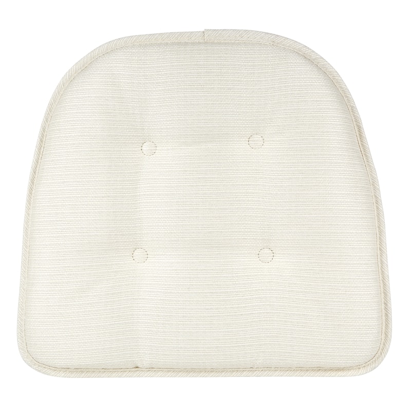 Klear Vu Non-Slip 15" x 16" Omega Tufted Dining Chair Cushion Set