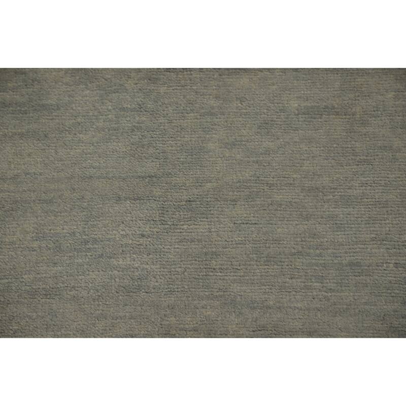 Vegetable Dye Geometric Gabbeh Turkish Area Rug Handmade Wool Carpet - 13' 4'' X 8' 0''