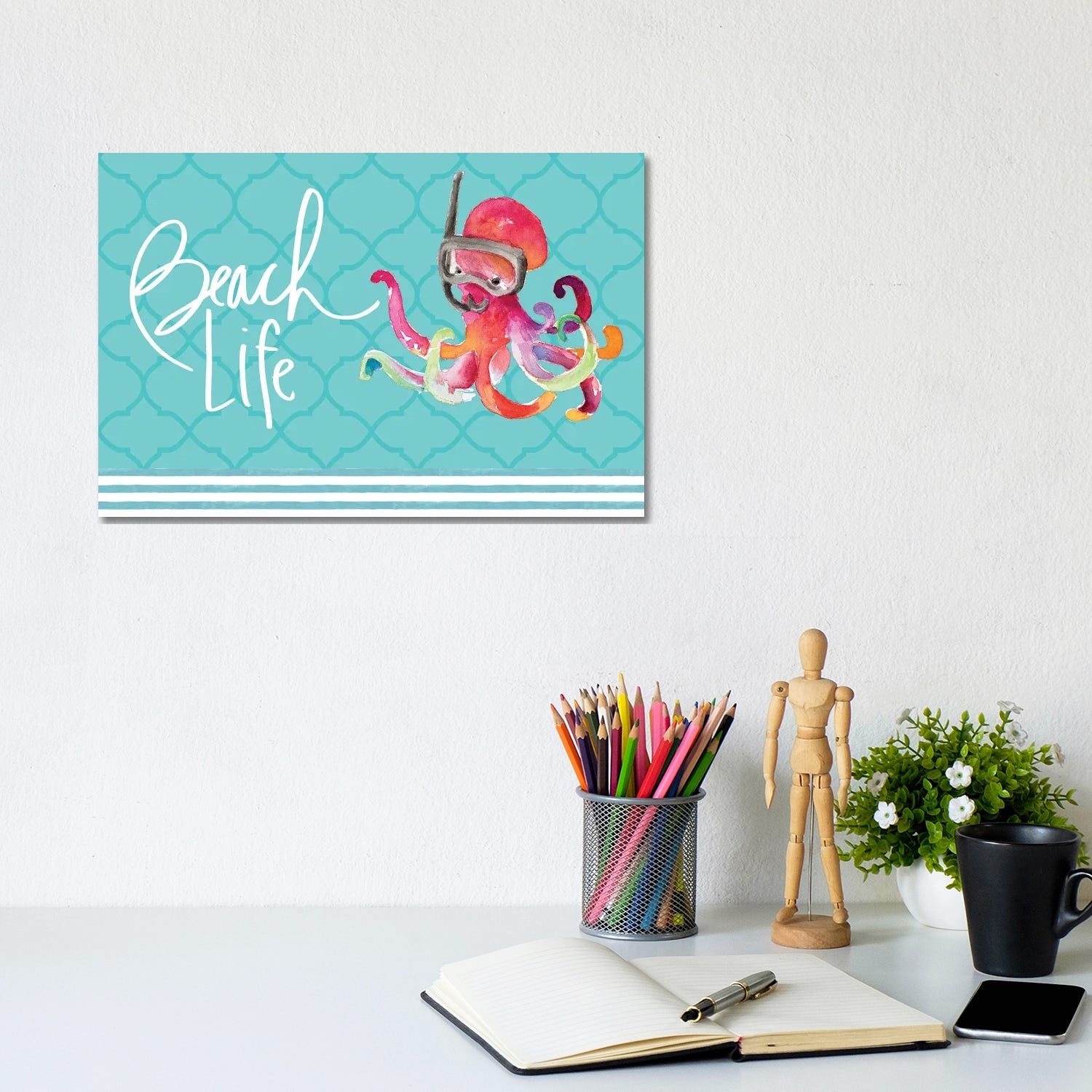 iCanvas "Beach Life" by Lanie Loreth Canvas Print - 8x12x0.75