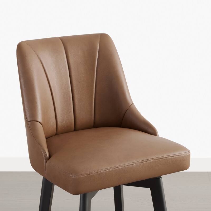 Spruce & Spring Modern Swivel Counter Height Bar Stool